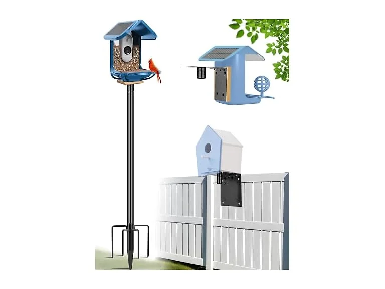 XDW-GIFTS 109in Metal Bird Feeder Pole