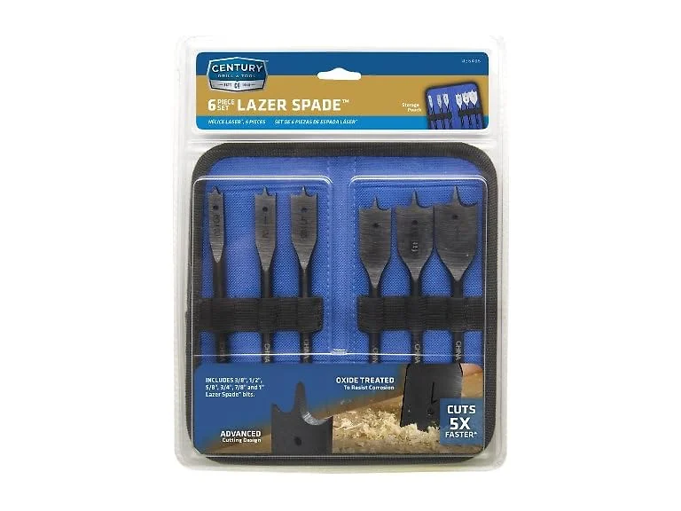 Century 36406 6 pc Spade Bit Set