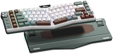 RK ROYAL KLUDGE A72 Alice Ergonomic Wireless Keyboard