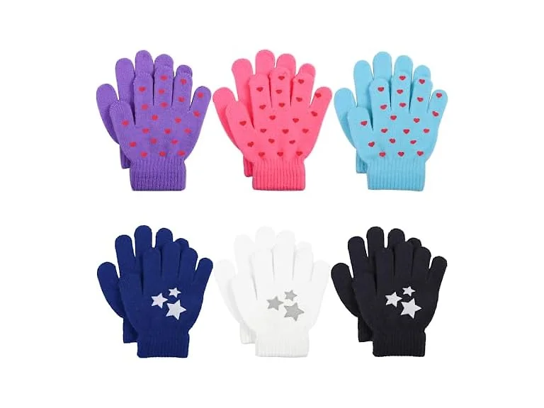 Cooraby Boys (2-5T) Kids Magic Gloves Knit Gloves