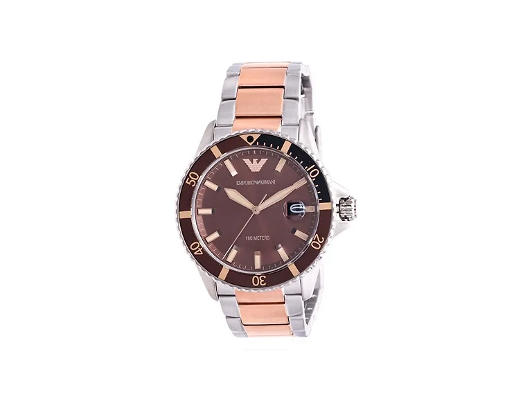 Emporio Armani Two-Tone Mens Watch 11340