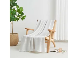 Waffle Weave Thermal Throw Blanket