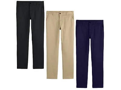 Boys Flat Front Uniform Pants (4-20)