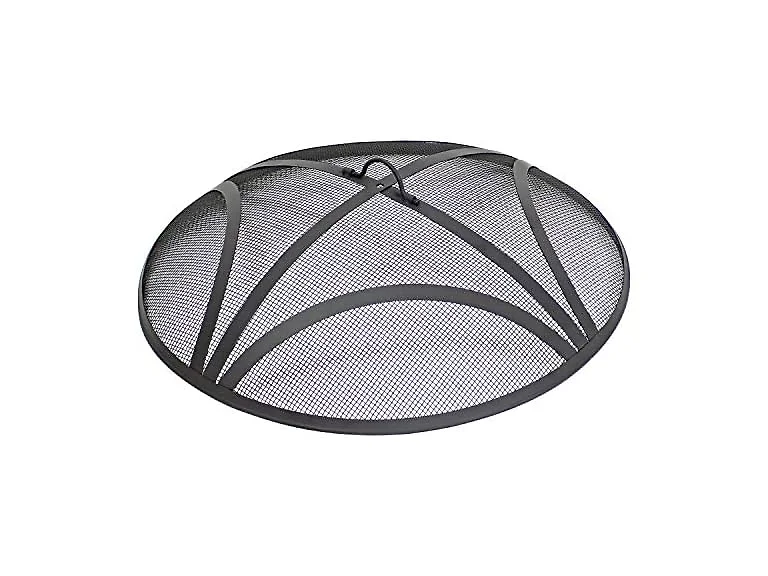 Reinforced 24" Steel Mesh Fire Pit Spark Screen