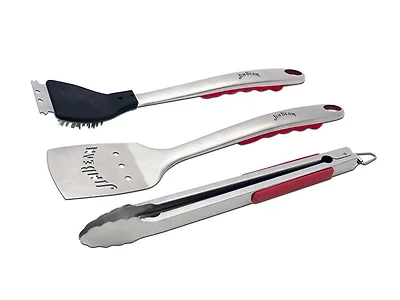 Jim Beam Soft Grip Grilling Tools Set