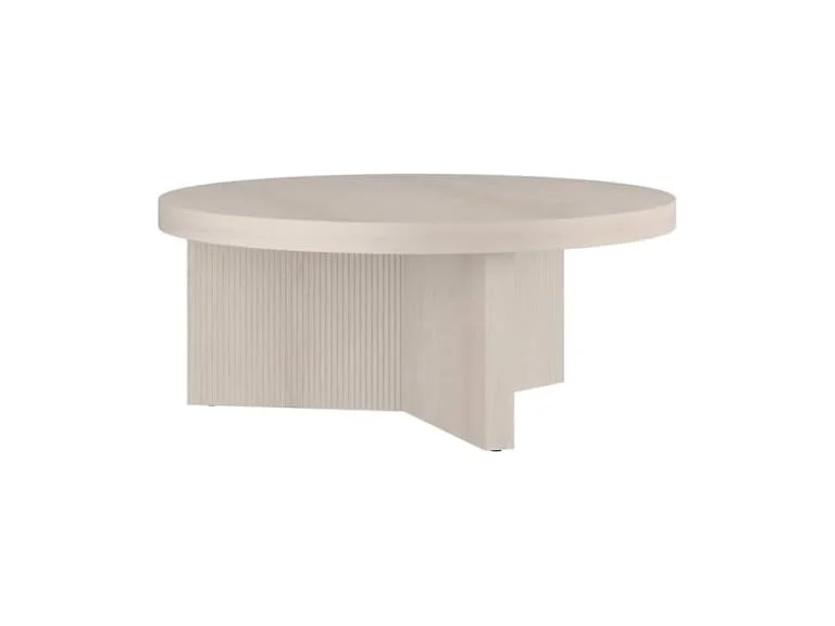 Henn&Hart 36" Alder White MDF/PVC Coffee