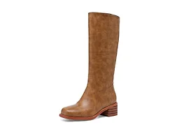 JOKACEAR Women's Knee High Boots Square Toe Chunky Block Heel Long Boots for Women Comfortable Slip on Low Heel Womens Riding Boot.