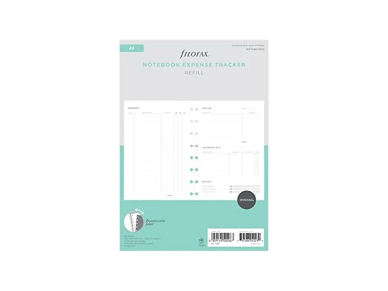 Filofax A5 Refillable Notebook Minimal
