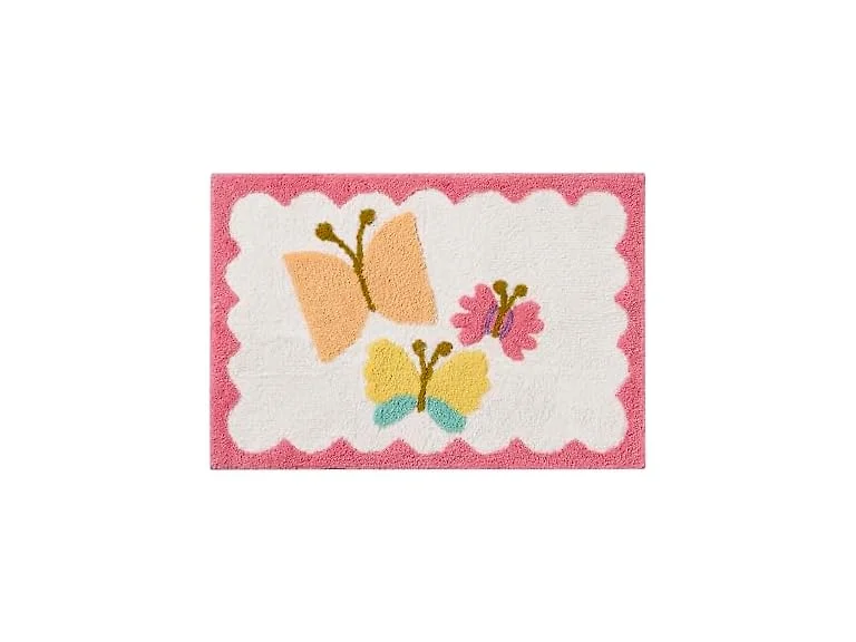Hallmark Spring Butterflies Bath Rug