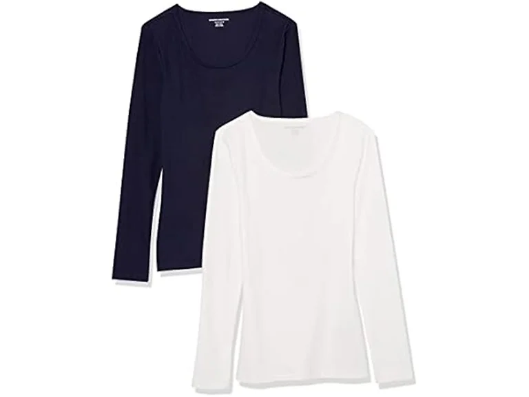 Amazon Essentials Women's Rib Scoop Neck Sweater