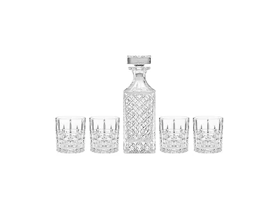 Oneida Drinkware, Apollo 5-Piece Whiskey Decanter Set