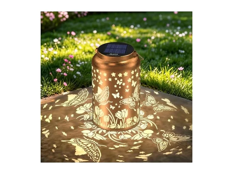 JEJOT Butterfly Solar Lanterns Outdoor