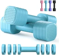Zempox W0097 Adjustable Dumbbell Set Blue