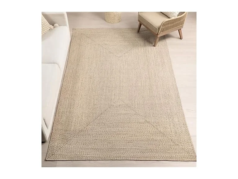 nuLOOM 2x16 Solid Hand Braided Rug Tan