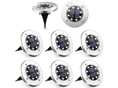 8-Pack Solar outdoor Lights