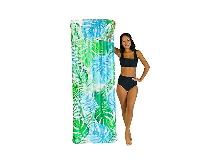 Pool Candy Inflatable Tropical Palms Pool Raft RC4402TP3