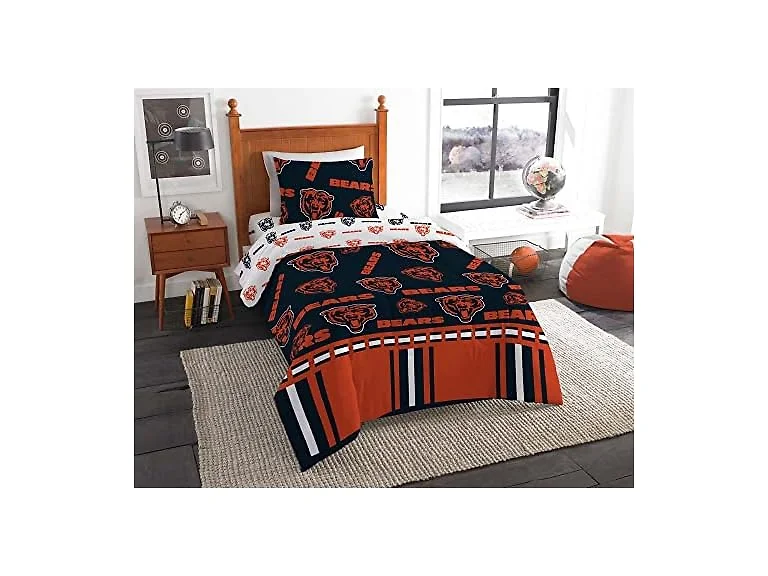 NFL Chicago Bears "Rotary" Bed Set (Twin)