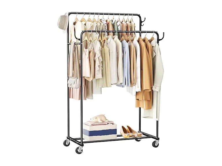 HogHow Rolling Clothing Rack