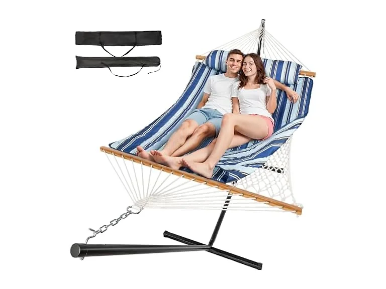 Everyfun 2 Person Outdoor Hammock with Stand