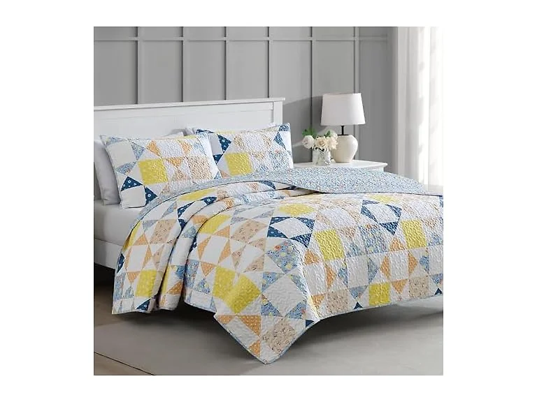 Martha Stewart 2Pc Twin Quilt Set