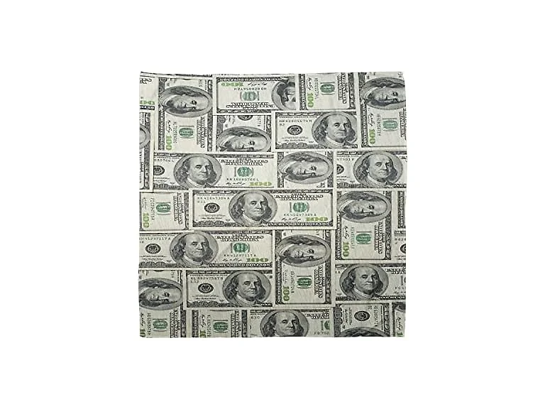 Ambesonne Unisex (Standard) Bandana Money Franklin