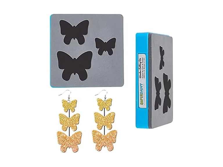 SUPERDANT 3 Sizes Butterfly Leather Cutting Die