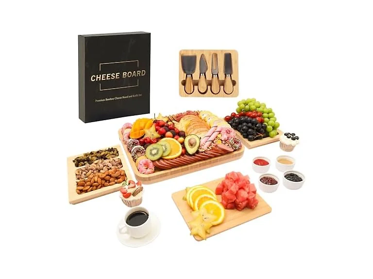 Miskoey Bamboo Charcuterie Board