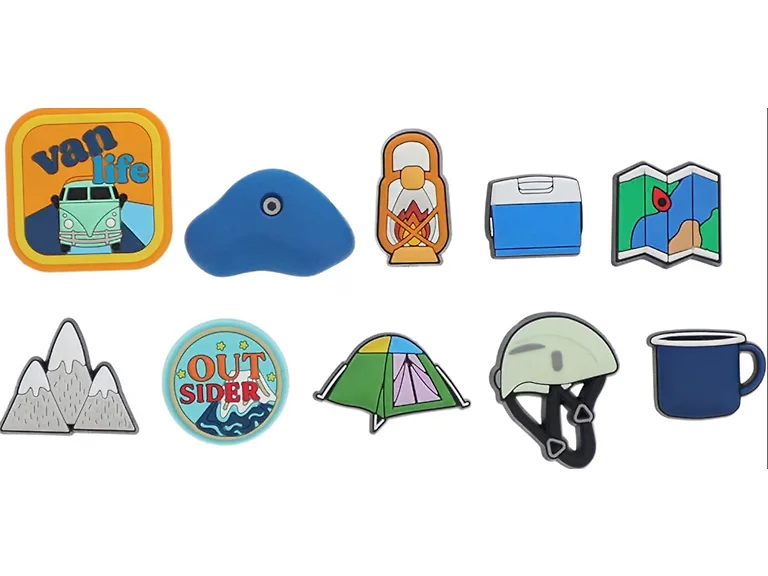 Crocs Jibbitz Outsider Camping 10-Pack Shoe Charms