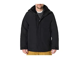 Amazon Essentials Men's Water Resistant 3 in 1 Snow Jacket, Black, X-Large