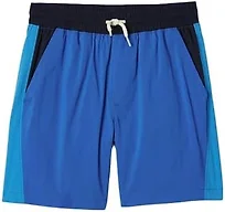 GAP Boys' Hybrid Colorblock Short, Admiral Blue, Small