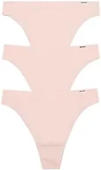 Bonds Women's Seamless Icons Thong in Stretchy High Rise Fit For Women, 3-Pack
