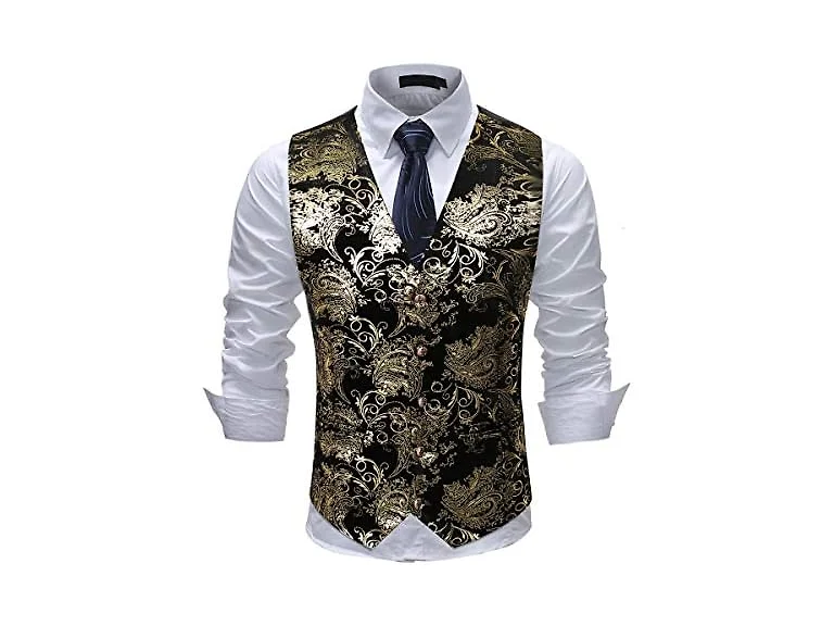 Cloudstyle Men (XS) Single Breasted Vest Vest Vest
