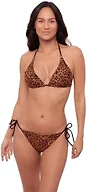 Sports Illustrated Women's Multiway Convertible Triangle Top, Meow Factor, Medium