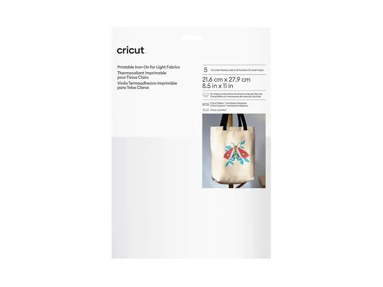 Cricut Printable Iron On for Light