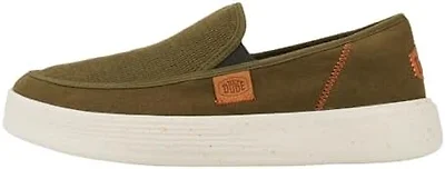 Hey Dude Mens Shoes, Sunapee Coastline, Olive, 41