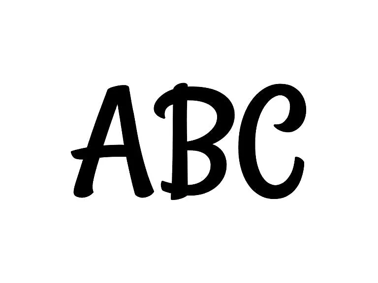 Creative Teaching Press Stylish Black 2" Uppercase Stickers