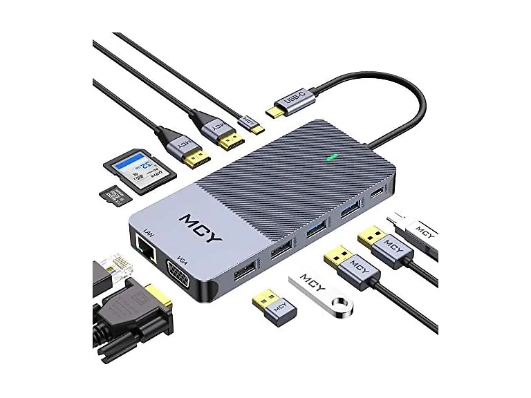 MCY 12 in 1 USB C Docking Station (Open Box)