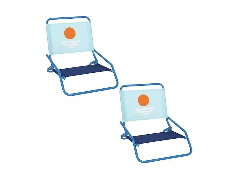 Rio Beach 2-Pack Low-Profile Folding Beach Chairs