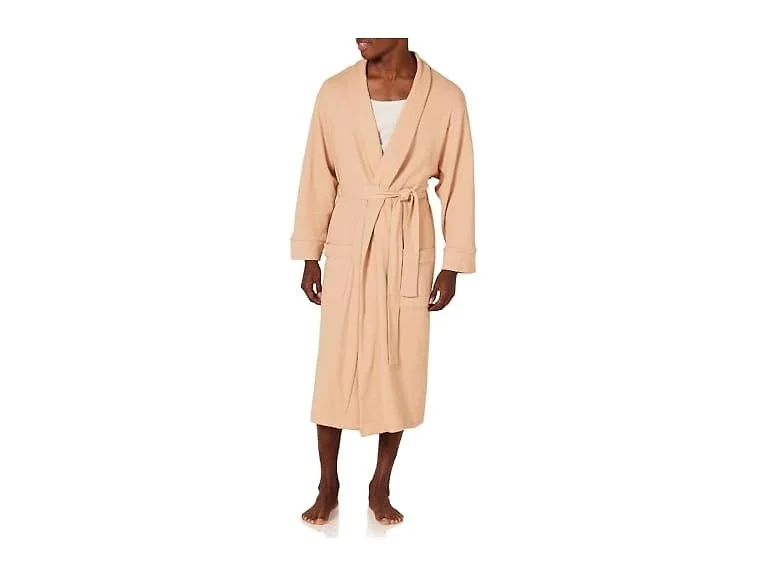 Amazon Essentials Men's Waffle Shawl Robe