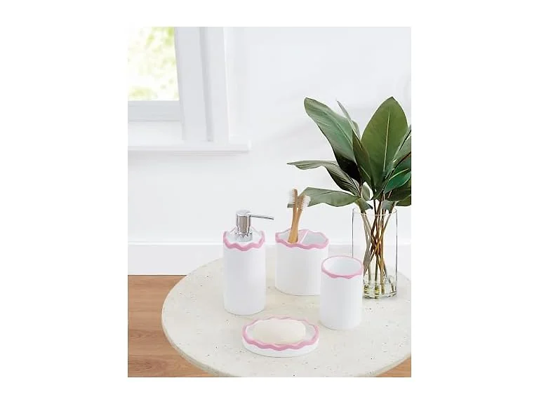 Scout RIC Rac 100% Resin 4 Piece Bath Accessory Set