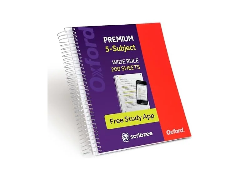 Oxford Oxford Spiral Notebook with Free Study