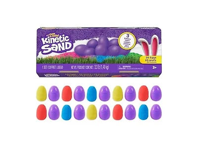 Kinetic Sand Eggs 20-Pack Carton