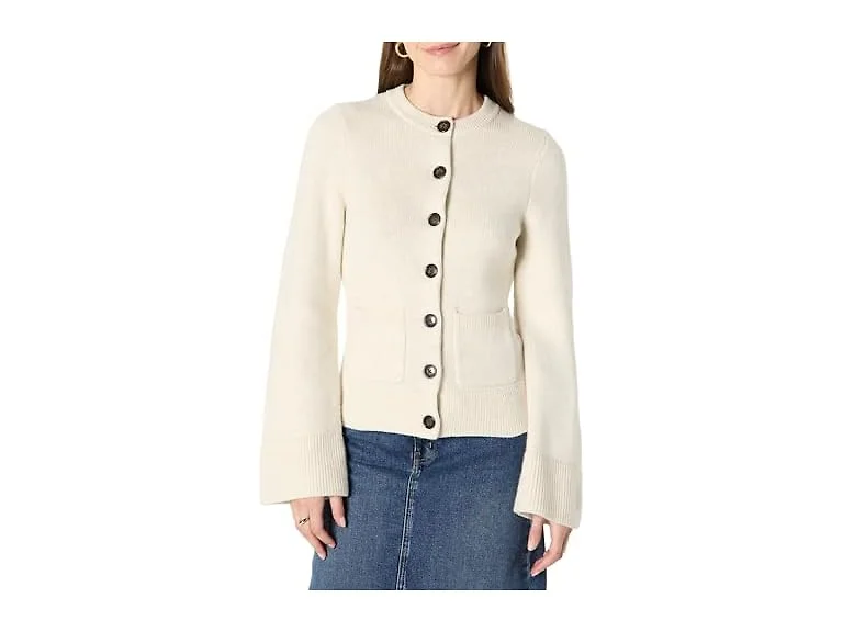 Amazon Essentials Women Regular-Fit Bell Cardigan