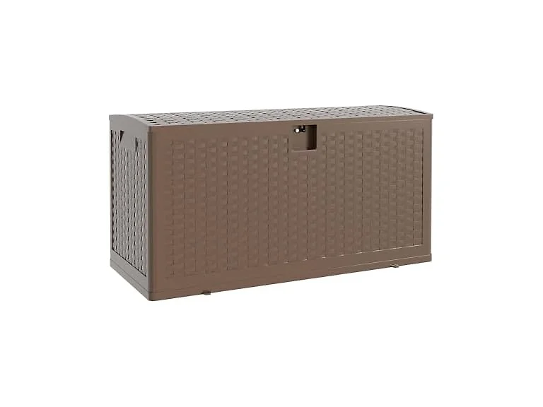 Resin Deck Box, 73 Gal Brown