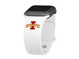 NCAA Iowa State Cyclones 42/44/45/46/49mm Apple Band - White