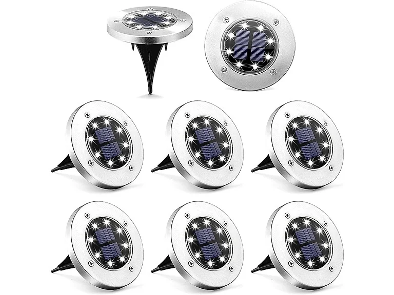 8-Pack Solar outdoor Lights