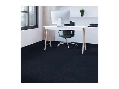 Mohawk Home Peel Stick Carpet Polyester Blue Rib