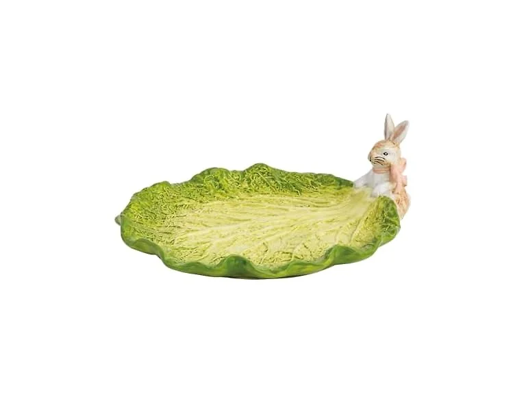 Mud Pie Easter Bunny Cabbage Platter