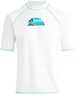 Kanu Surf Men's Men's Mercury Rashguard for Men Upf 50+ Sun Protection Swim Shirts Rash Guard for Men, Bora Bora White, XX-Large