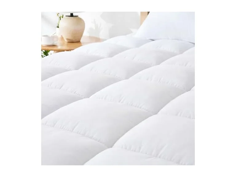 EGOHOME Queen Size Mattress Topper - Comfort Pillow Top Mattress Pad